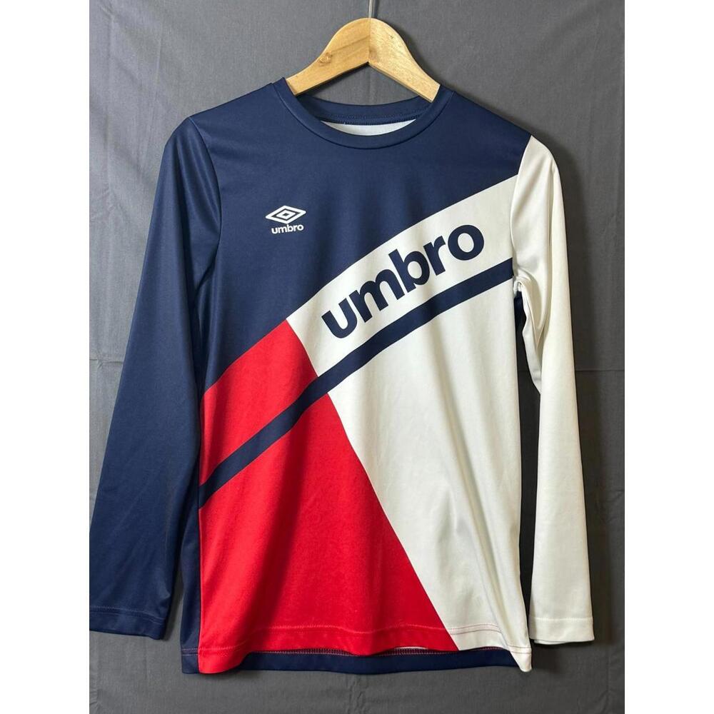 Umbro Youth Boy's Long Sleeve Soccer Jersey - Navy/Red/White - Size Large (12/14